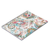 Carnet Modèle floral ethnique jacobéen (Côté gauche)
