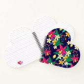 Carnet Modèle floral exotique coloré-23021 (Intérieur)