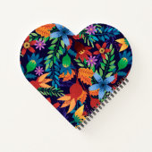 Carnet Modèle floral exotique coloré-32436 (Dos)