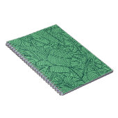 Carnet Modèle floral Feuille tropical (Côté Droit)