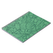 Carnet Modèle floral Feuille tropical (Côté gauche)