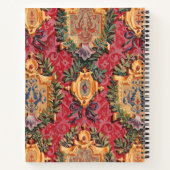 Carnet Modèle Floral Français Antique (Dos)