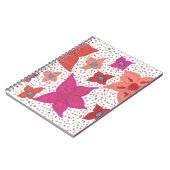 Carnet Modèle floral gras (Côté gauche)
