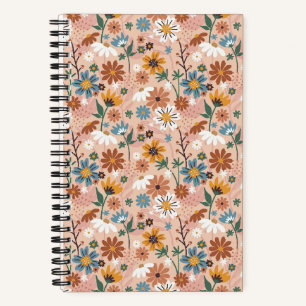 Carnet Modèle floral peint à la main-23136