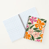 Carnet Modèle floral rétro (Intérieur)