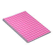 Carnet Modèle floral rose (Côté Droit)