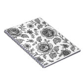 Carnet Modèle Floral Rose vintage (Côté Droit)