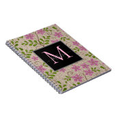 Carnet Modèle Floral rose vintage (Côté Droit)