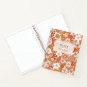 Carnet Modèle Floral super rétro (Intérieur)