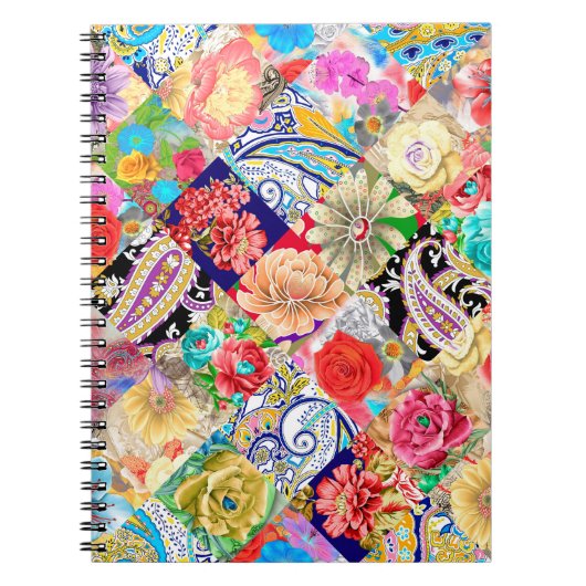 Carnet Modèle floral tropical (Devant)