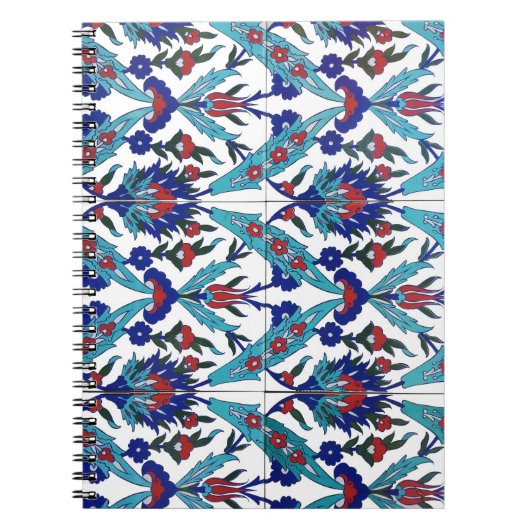 Carnet Modèle floral turc Iznik (Devant)