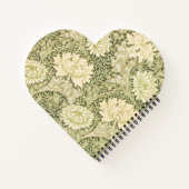 Carnet Modèle floral Wm Morris Ajouter un nom (Dos)