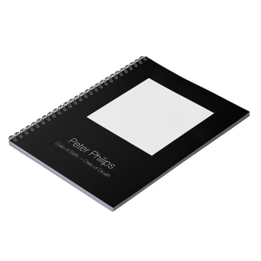 Carnet Modèle Funeral Guest Book Ajouter image préférée 1 (Côté gauche)