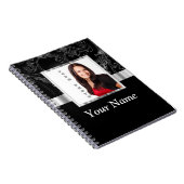 Carnet Modèle instagram baroque noir (Côté Droit)