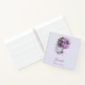 Carnet Modèle moderne Élégant peinture à l'huile Fleurs R (Intérieur)