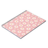 Carnet Modèle sans couture de fleurs de marguerite. Fond (Côté gauche)