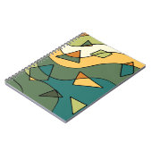 Carnet Modèle vintage abstrait dessiné à la main (Côté gauche)