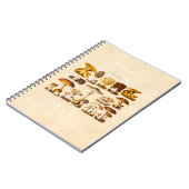 Carnet Modèle vintage de champignons de variété de (Côté gauche)