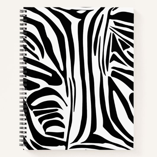 Carnet Modèle Zèbre (Devant)