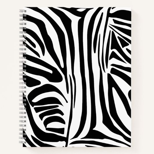 Carnet Modèle Zèbre (Devant)