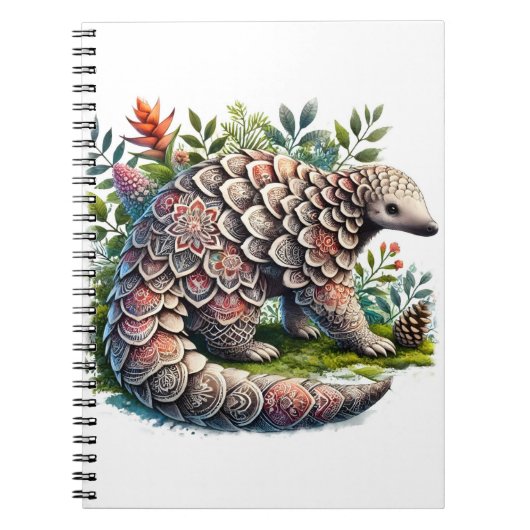 Carnet Modèles de la nature - Pangolin de la jungle (Devant)