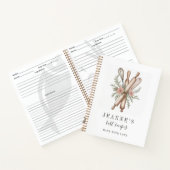 Carnet Modèles de recettes de broches à rouleaux personna (Intérieur)