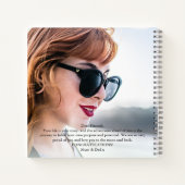 Carnet Modern 2 Photo Graduate Message & Signature (Dos)