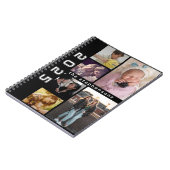 Carnet Modern 6 Photo Collage Personalized (Côté gauche)