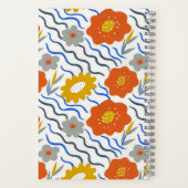 Carnet Modern Abstract Flowers Boho Wavy (Verso)