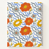 Carnet Modern Abstract Flowers Boho Wavy (Dos)