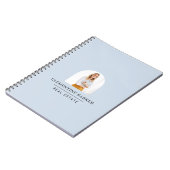 Carnet Modern baby blue arch photo Business Branding (Côté gauche)