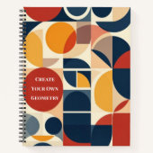 Carnet Modern Bauhaus Geometric Pattern (Devant)