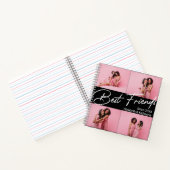 Carnet Modern Best Friends 4 Photo Collage Cadeau (Intérieur)