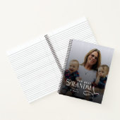 Carnet Modern Best Grandma Ever Photo Personalized (Intérieur)