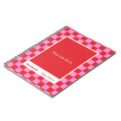 Carnet Modern Checkerboard Block Quote Classic (Côté gauche)