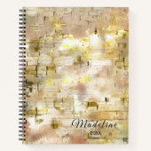 Carnet  Modern drawing  elegant pattern spiral (Devant)