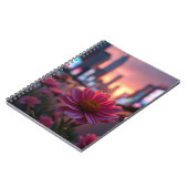 Carnet Modern Dusk Daisies (Côté gauche)