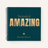 Carnet Modern Elegant Fun Typography Motivational (Devant)