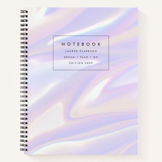 Carnet Modern Holographic Notebook (Devant)