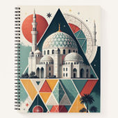 Carnet Modern Islamic Geometric Art Architecture Design (Devant)