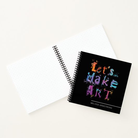 Carnet Modern Let's Make Art Sketchbook for Artists (Intérieur)