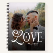 Carnet Modern Love Custom Wedding 2 Photos Couples (Devant)