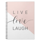 Carnet Modern Love Laugh Motivation positive (Devant)