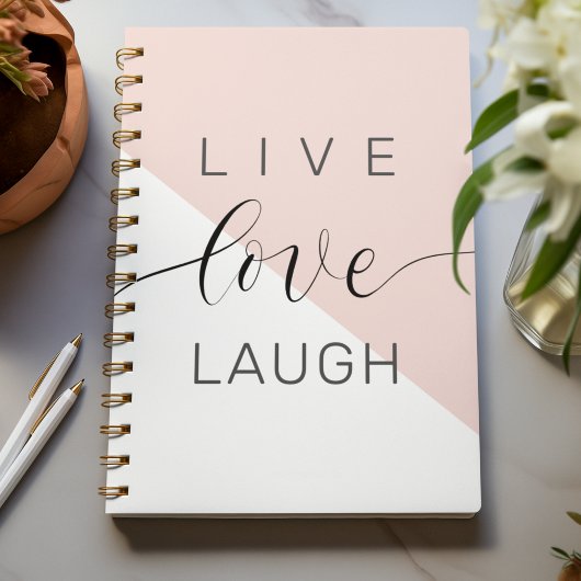 Carnet Modern Love Laugh Motivation positive