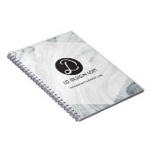 Carnet Modern Marble Customize with Your logo and website (Côté Droit)