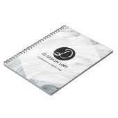 Carnet Modern Marble Customize with Your logo and website (Côté gauche)