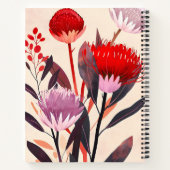 Carnet Modern Minimalist Boho Floral Botanical (Dos)