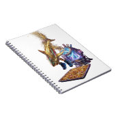 Carnet Modern Minimalist Luxury Cyber Shark - Neon Aesthe (Côté Droit)