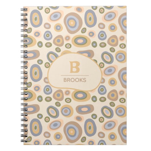 Carnet Modern Minimalist Organic Personalized (Devant)