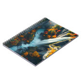 Carnet Modern Navy & Gold Abstract Mountain Peak – Luxury (Côté gauche)